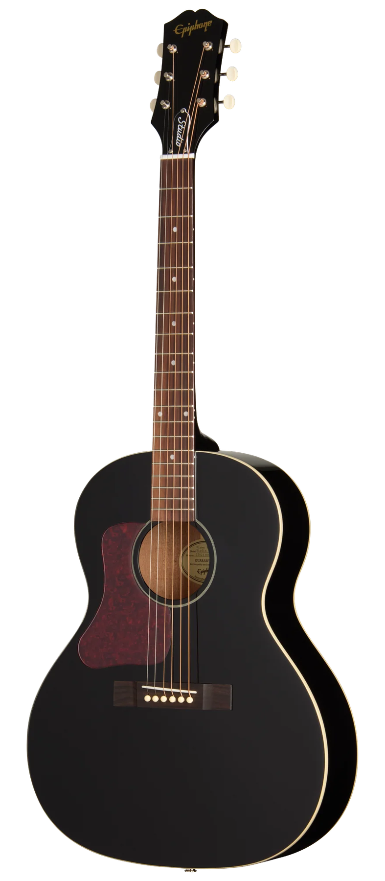 Epiphone Blues King Studio left-handed acoustic guitar in Natural, front view