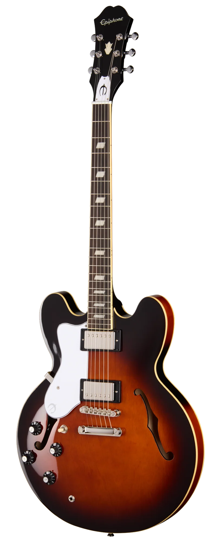 Epiphone Epiphone Bonehead Riviera left-handed electric guitar in Dark Tobacco Sunburst