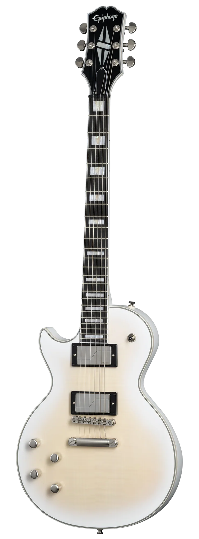 Epiphone Epiphone Les Paul Prophecy left-handed electric guitar in Aged White Tiger Burst