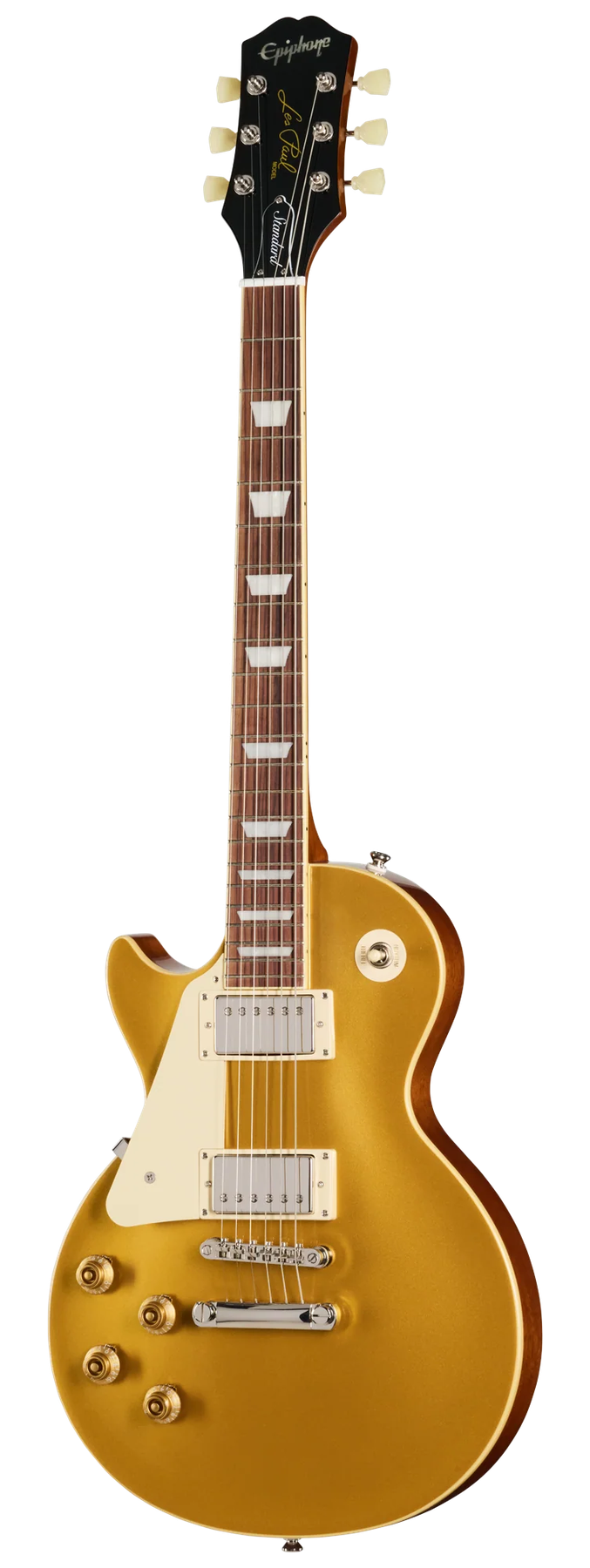 Epiphone Epiphone Les Paul Standard 50s left-handed electric guitar in Goldtop, front view