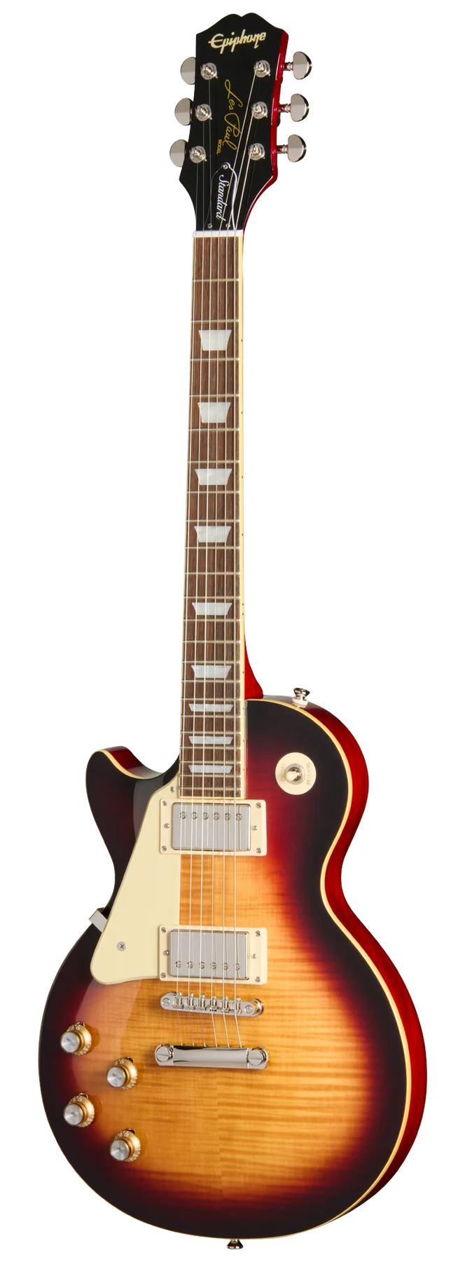 Epiphone Epiphone Les Paul Standard 60s left-handed electric guitar in Bourbon Burst, front view