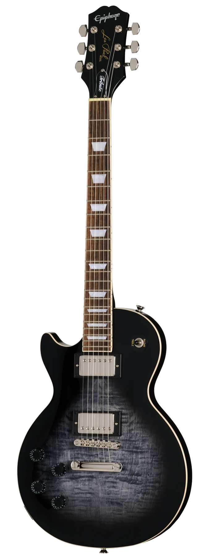 Epiphone Epiphone Les Paul Tribute Plus left-handed electric guitar in Ebony Burst