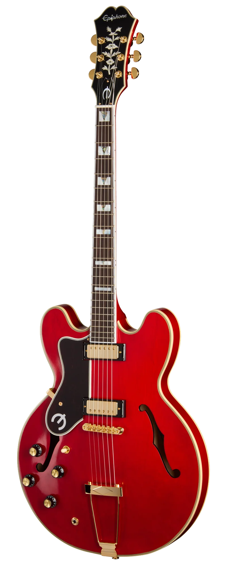 Epiphone Epiphone Masterbilt Gem Archer Sheraton left-handed electric guitar in Cherry Red