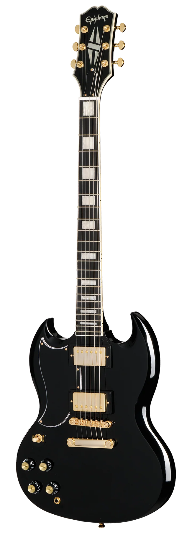 Epiphone Epiphone SG Custom left-handed electric guitar in Ebony