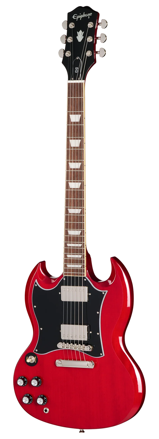 Epiphone Epiphone SG Standard left-handed electric guitar in Cherry, front view
