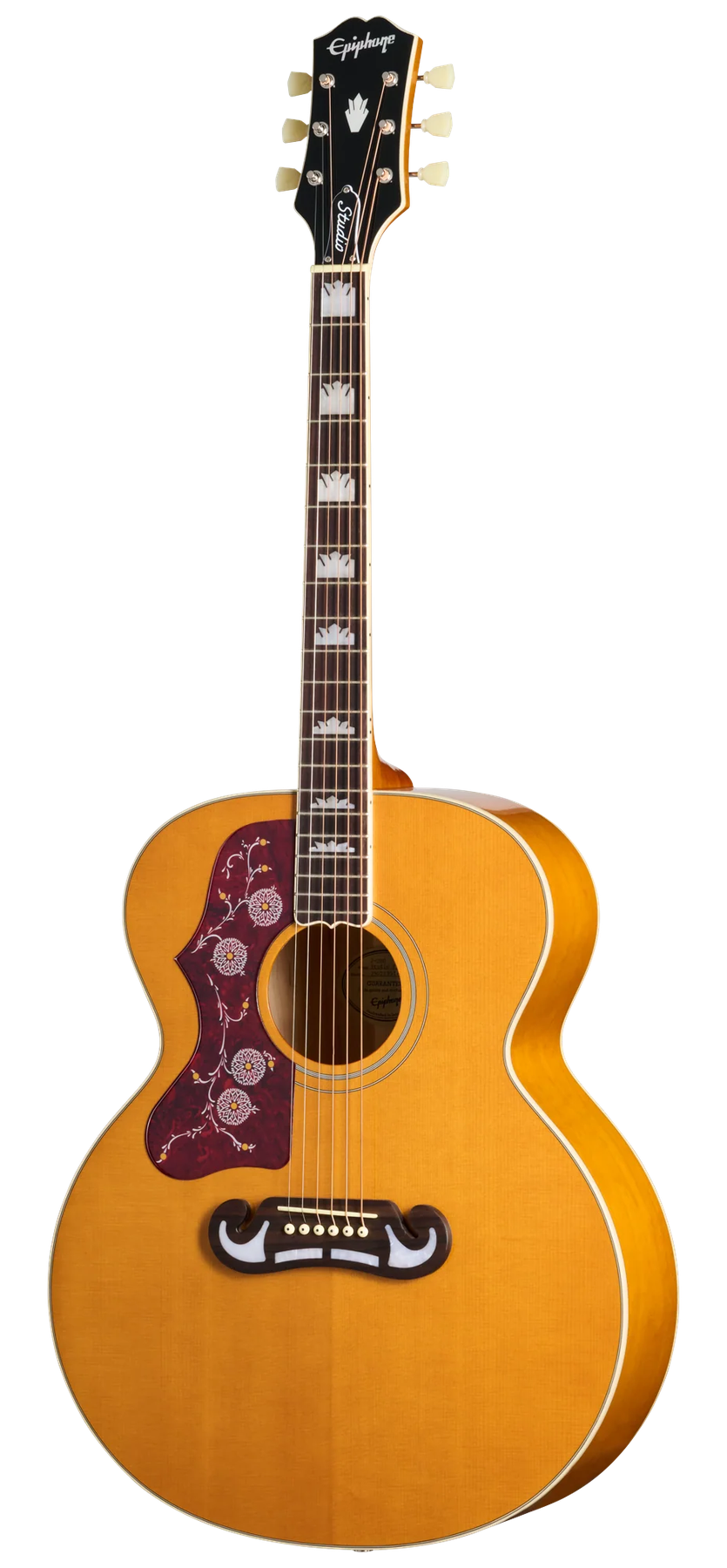 Epiphone J-200 Studio left-handed acoustic guitar in Natural