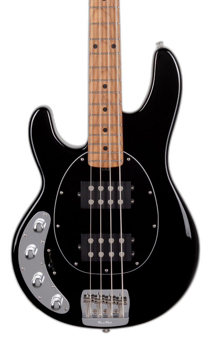 Ernie Ball Music Man StingRay Special HH Left Handed left-handed electric bass in Black