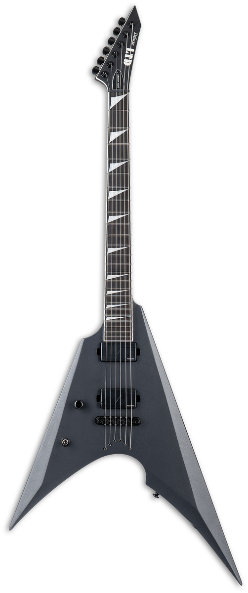 ESP/LTD ARROW-1000NT left-handed electric guitar in Charcoal Metallic Satin