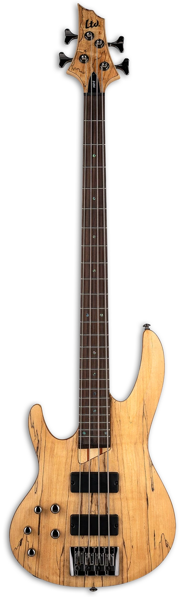 ESP/LTD B-204SM LH left-handed electric bass in Natural Satin