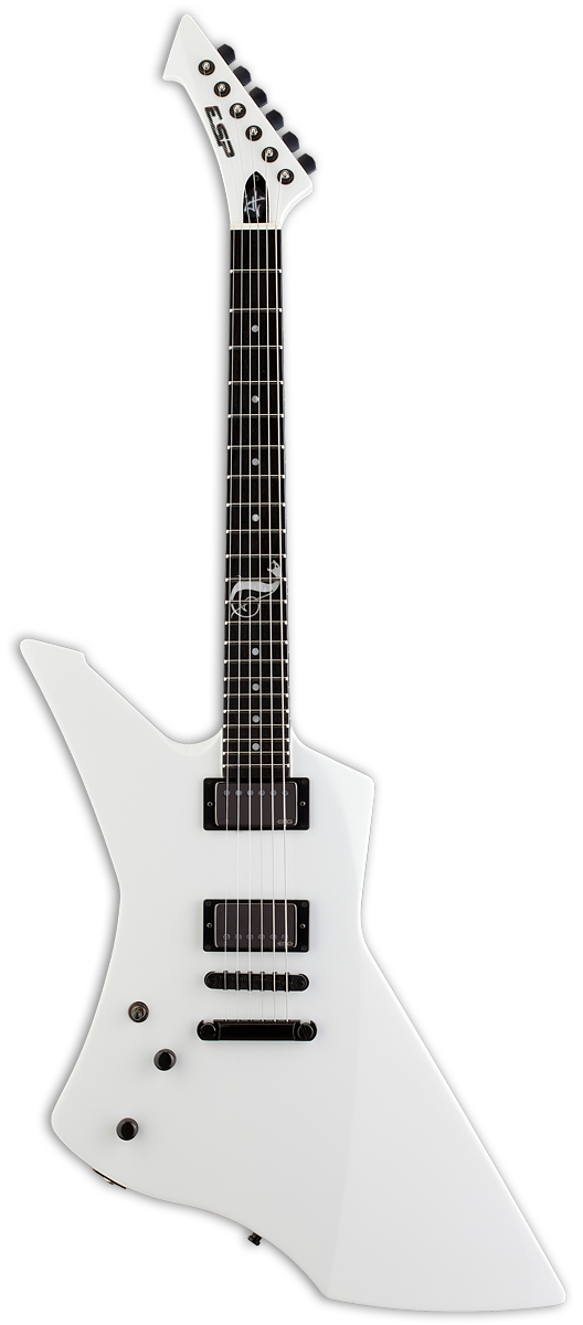 ESP/LTD ESP SNAKEBYTE left-handed electric guitar in Snow White