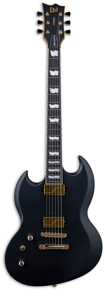 ESP/LTD VIPER-1000 left-handed electric guitar in Vintage Black