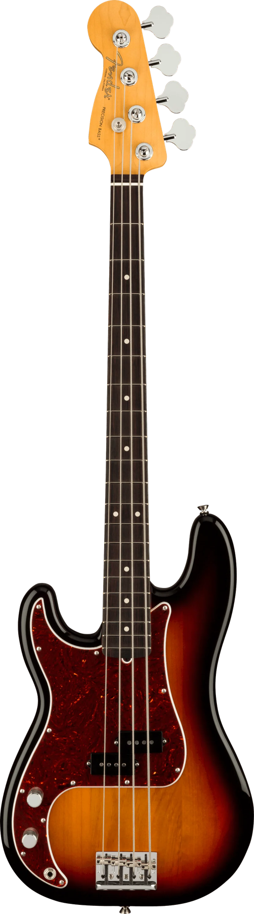 Fender American Professional II Precision Bass Left-Hand left-handed electric bass in 3-Color Sunburst
