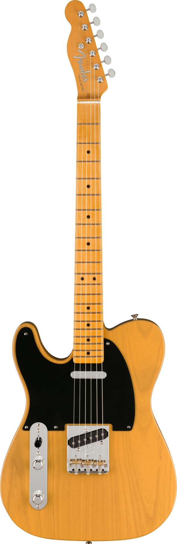 Fender American Vintage II 1951 Telecaster® left-handed electric guitar in Butterscotch Blonde