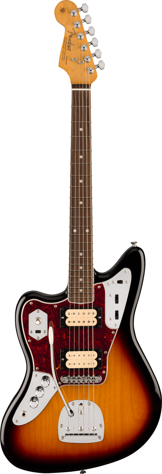 Fender Kurt Cobain Jaguar® left-handed electric guitar in 3-Color Sunburst