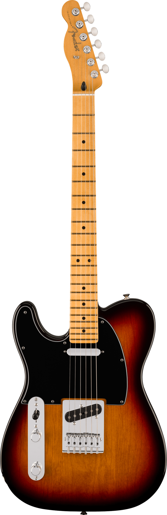 Fender Player II Telecaster® left-handed electric guitar in 3-Color Sunburst, front view