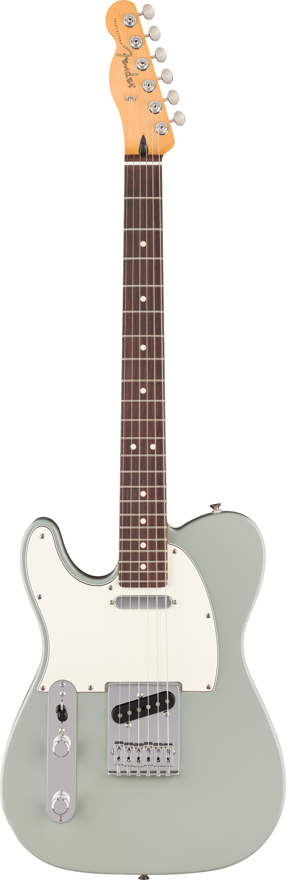 Fender Player II Telecaster® left-handed electric guitar in Cactus Gray, front view