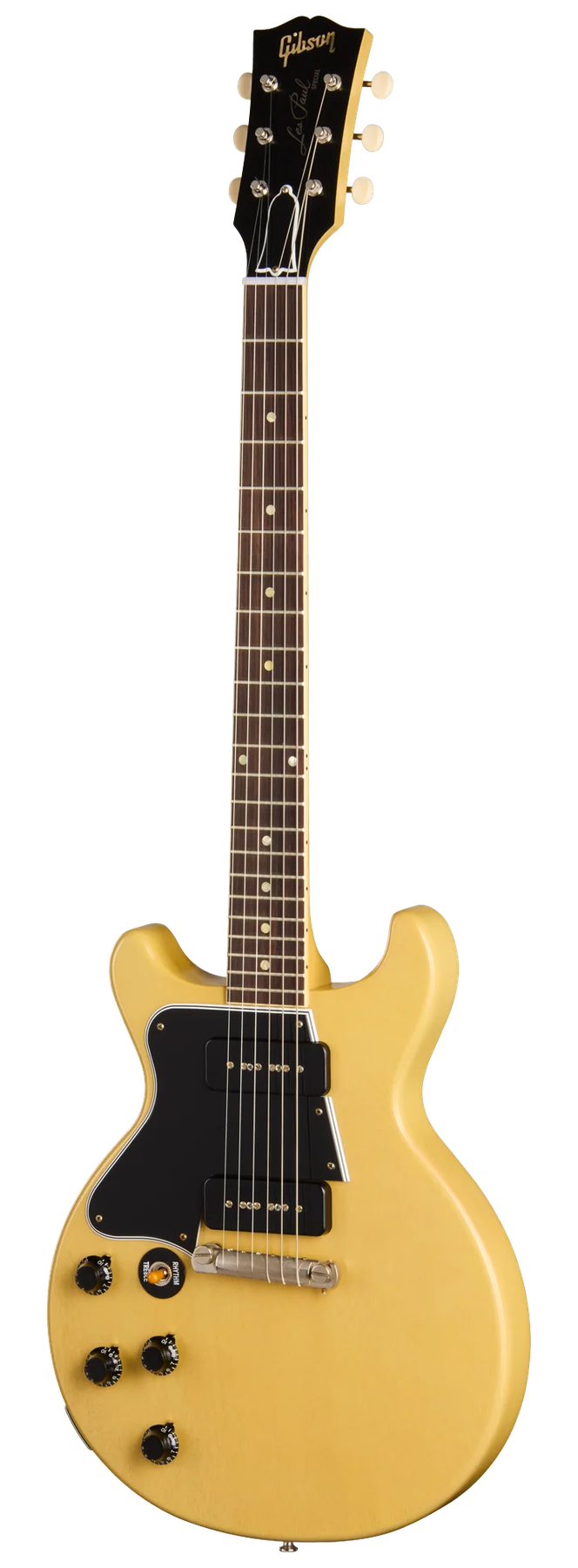 Gibson Gibson Custom 1960 Les Paul Special Reissue left-handed electric guitar in TV Yellow, front view