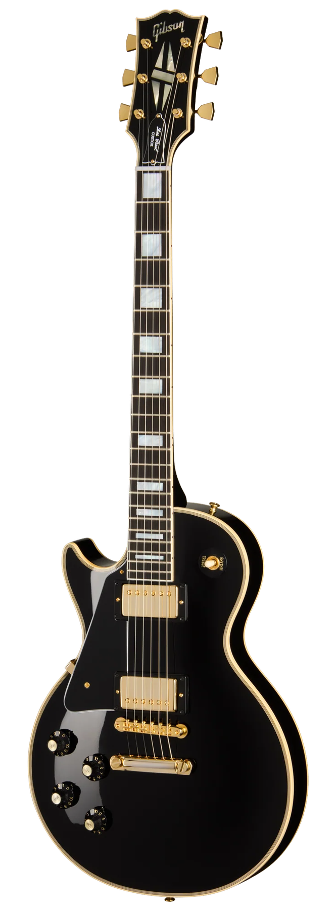 Gibson Gibson Custom 1968 Les Paul Custom Reissue left-handed electric guitar in Gloss, Ebony