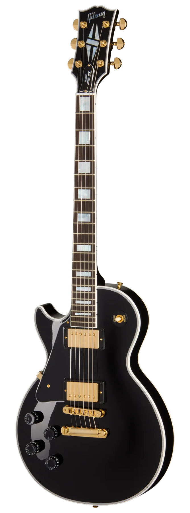 Gibson Gibson Custom Les Paul Custom left-handed electric guitar in Ebony