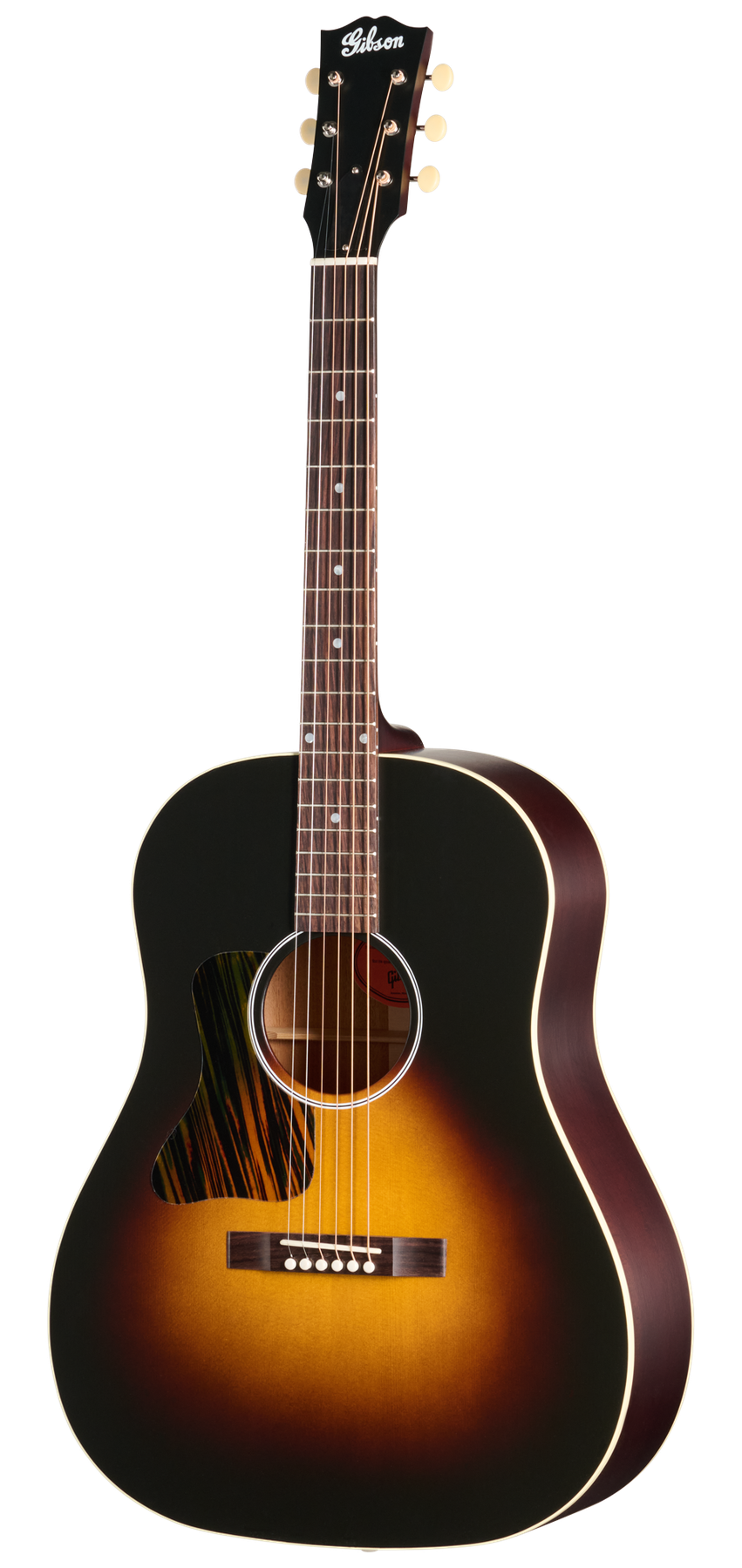 Gibson Acoustic J-45 Century 12-Fret LH left-handed acoustic guitar in Natural, front view