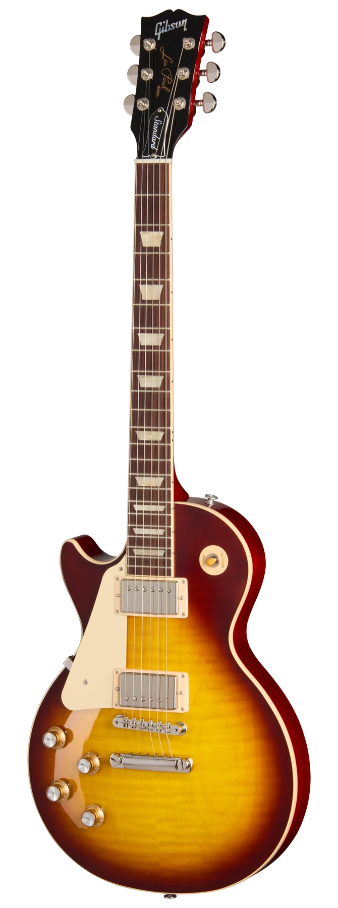 Gibson Les Paul Standard 60s left-handed electric guitar in Iced Tea, front view