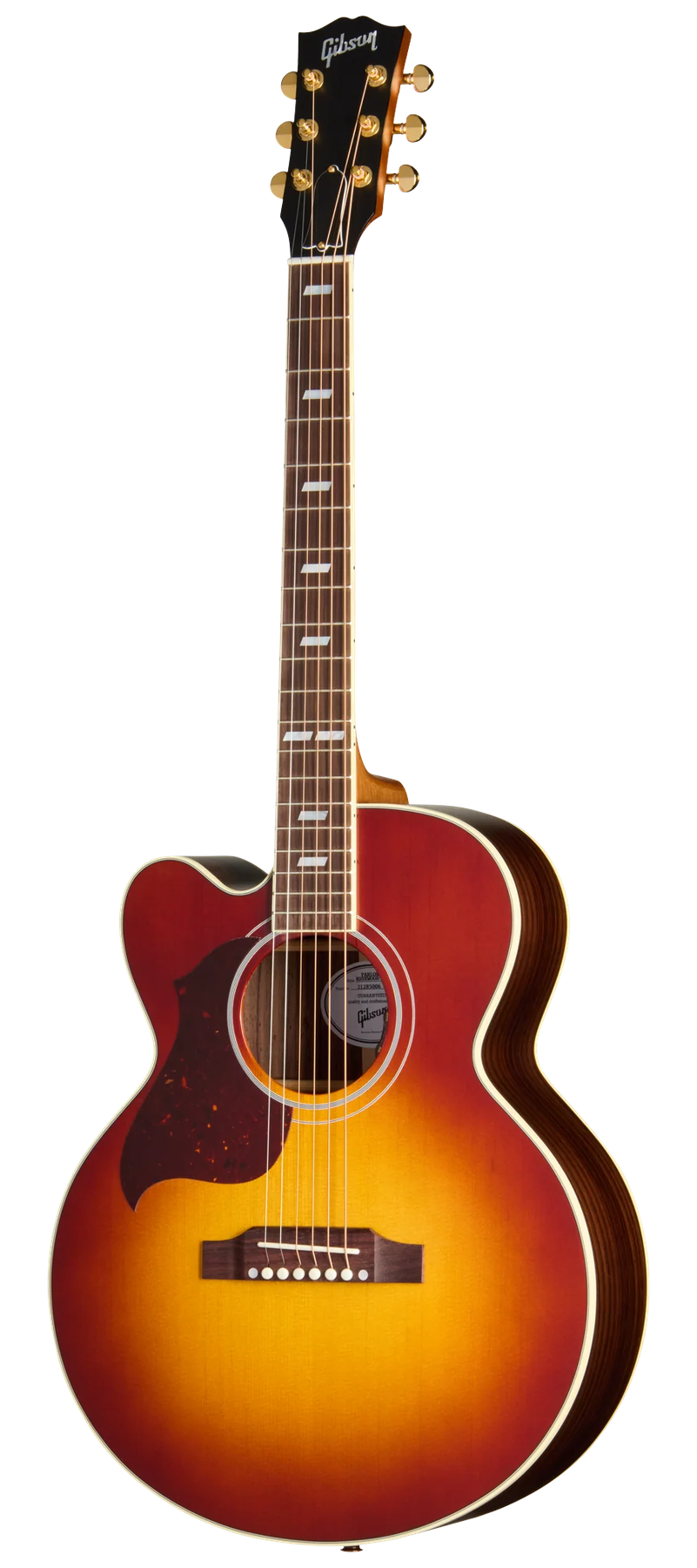 Gibson Acoustic Parlor Rosewood EC LH left-handed acoustic guitar in Natural, front view