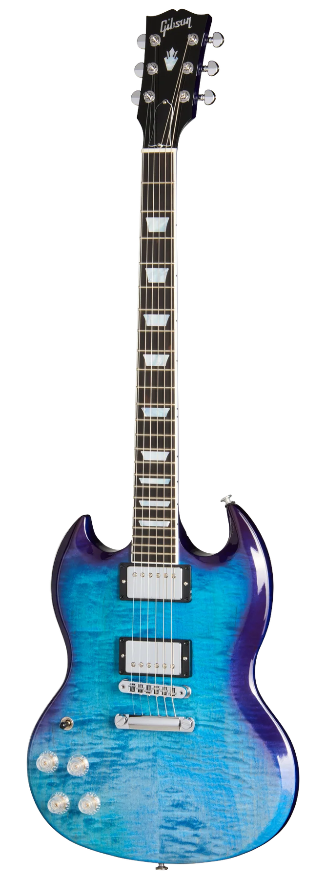 Gibson SG Modern left-handed electric guitar in Blueberry Fade