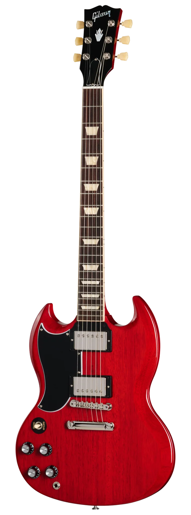 Gibson SG Standard '61 Stop Bar left-handed electric guitar in Vintage Cherry