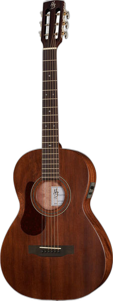 Harley Benton Custom Line CLP-15ME LH left-handed acoustic guitar in Natural Satin