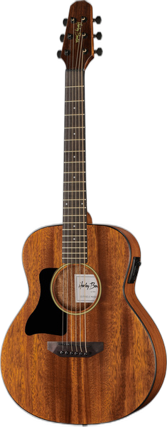 Harley Benton GS-Travel-E LH Mahogany left-handed acoustic guitar in Natural matte