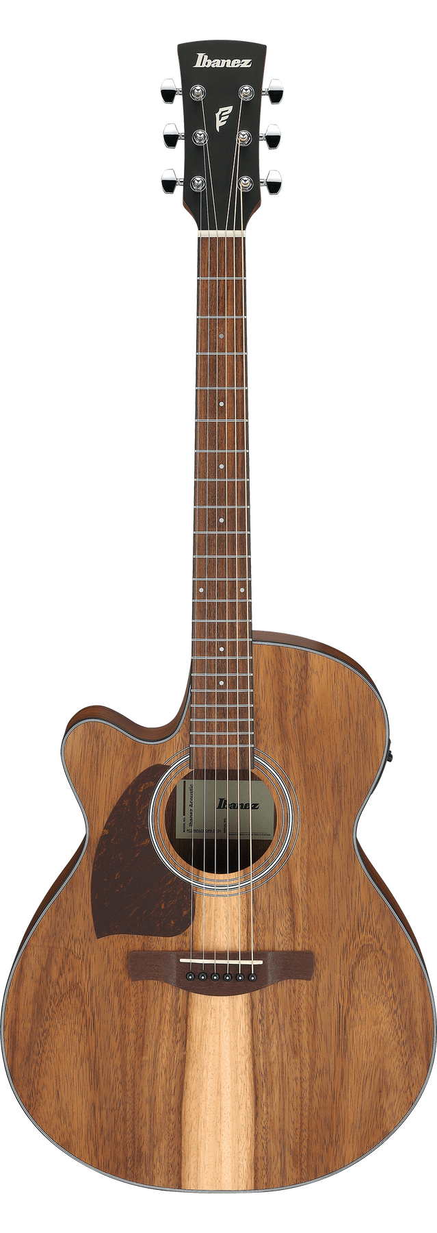 Ibanez PC50WSLCE left-handed acoustic guitar in Open Pore Brown