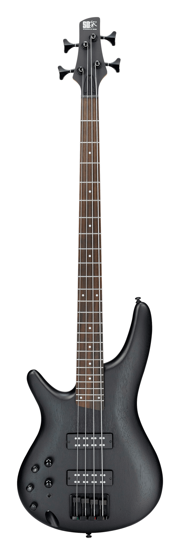 Ibanez SR300EBL left-handed electric bass in Weathered Black