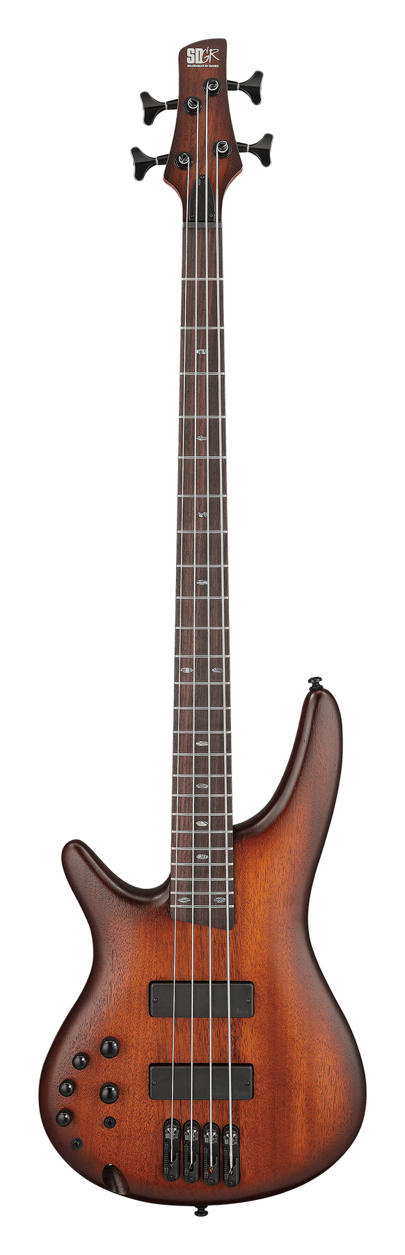 Ibanez SR500AL left-handed electric bass in Mahogany Brown Burst Low Gloss