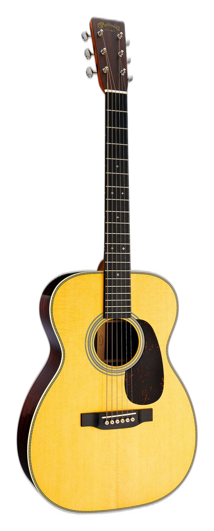 Martin 00-28 left-handed acoustic guitar in Natural