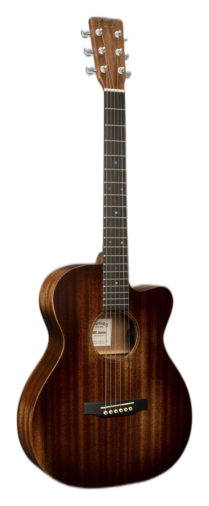 Martin 000C Jr-E StreetMaster left-handed acoustic guitar in Natural