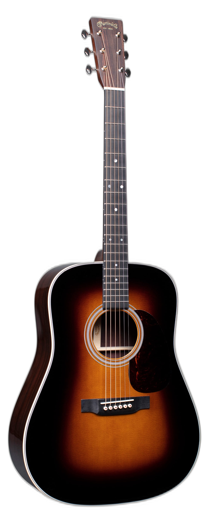 Martin D-28 left-handed acoustic guitar in Natural