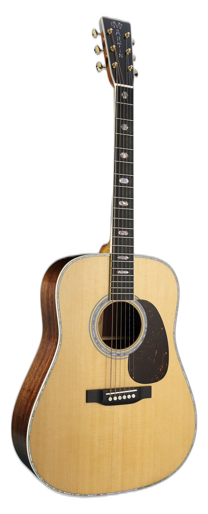 Martin D-41 left-handed acoustic guitar in Natural