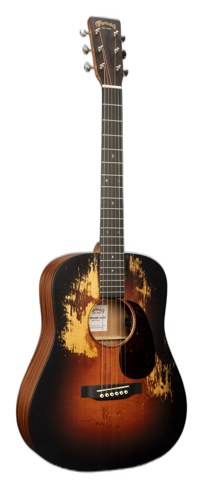Martin D Jr-E Street Legend left-handed acoustic guitar in Natural