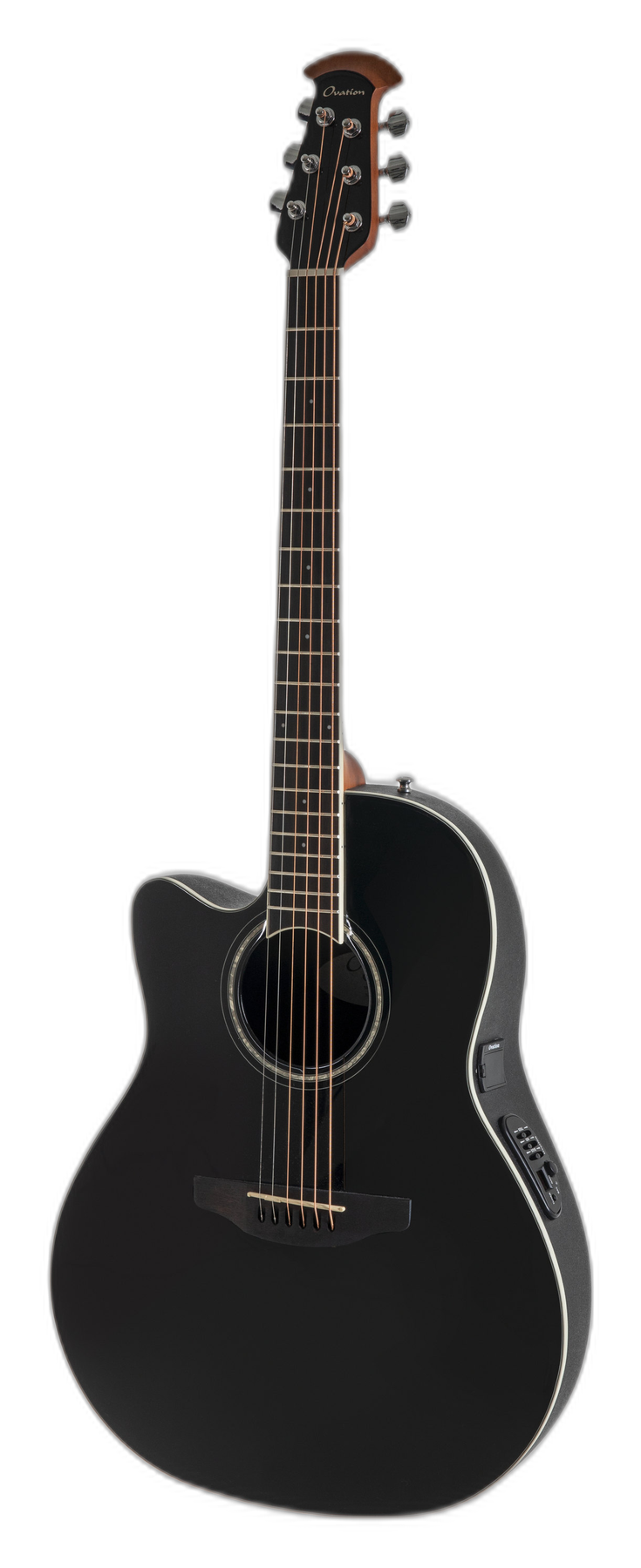 Ovation CS24L Celebrity Traditional Mid-Depth left-handed acoustic guitar in Natural