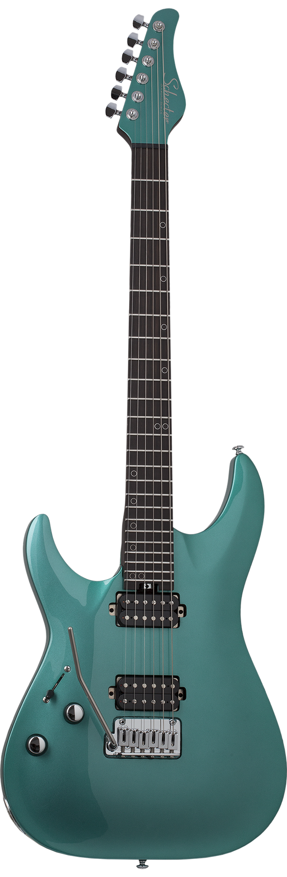 Schecter Aaron Marshall AM-6 left-handed electric guitar in Arctic Jade