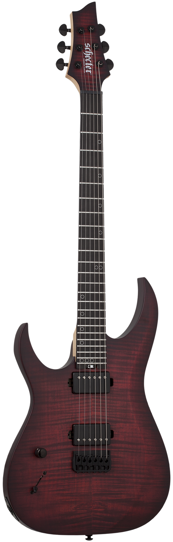 Schecter Sunset-6 Extreme left-handed electric guitar in Scarlet Burst