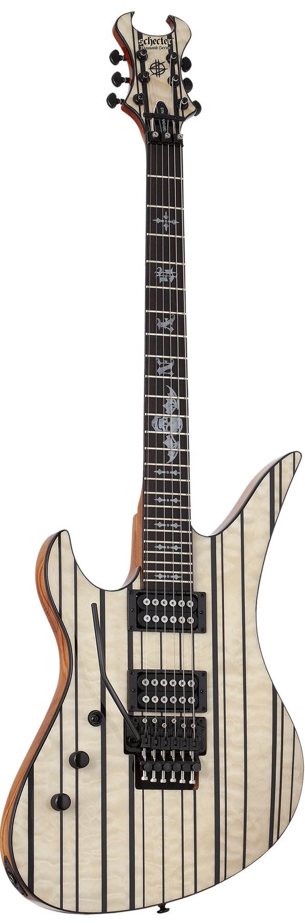 Schecter Synyster Standard Plus left-handed electric guitar in Gloss Natural
