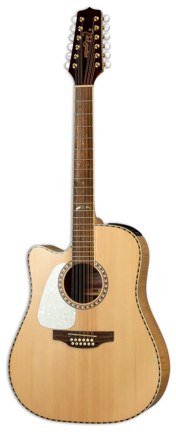 Takamine GD74CE LH 12-String left-handed acoustic guitar in Natural