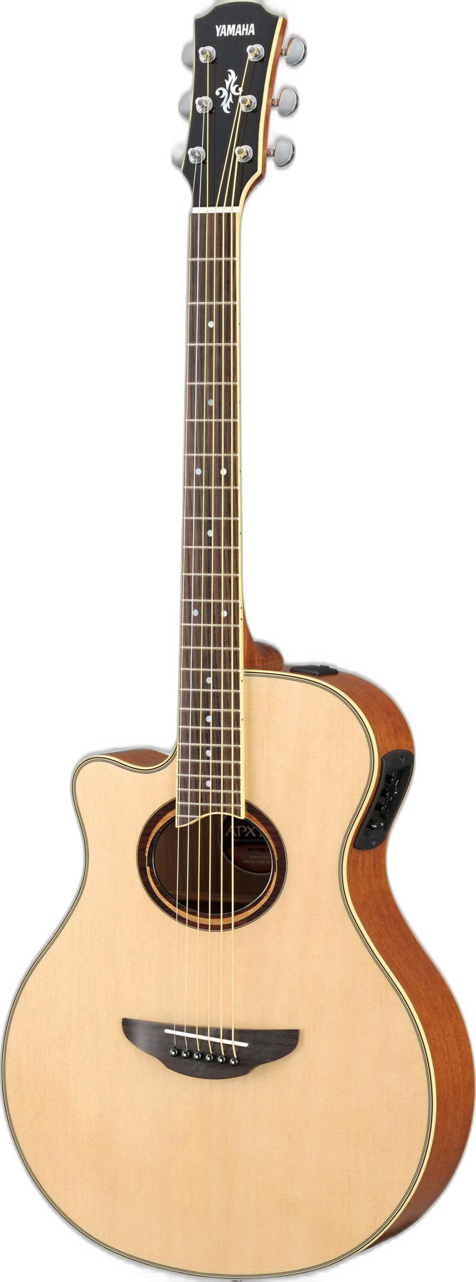 Yamaha APX700IIL left-handed acoustic guitar in Natural